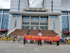 农银人寿孝感中支开展第十届客户服务金穗节金融知识进校园宣教活动