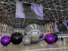 童模兄妹毛梓宸、毛紫羚闪亮亮相上海国家会展中心